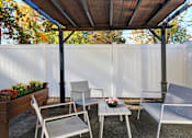 Thumbnail 19 of 23 - Covered Patio at Garwood Gardens Apartments, New Jersey, 07027