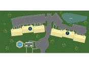 Thumbnail 33 of 33 - a site plan of a parking lot with buildings and a sign