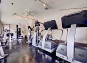 Thumbnail 23 of 30 - a row of exercise bikes in a gym