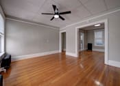 Thumbnail 17 of 27 - Unfurnished room brown wooden floor at Willett Apartments, Albany, New York