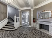 Thumbnail 20 of 27 - Large room with a fireplace at Willett Apartments, Albany