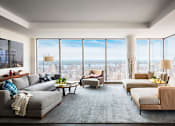 Thumbnail 2 of 13 - Apartment with high ceiling and expansive windows