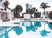 Thumbnail 7 of 12 - pool with palm trees