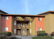 Thumbnail 21 of 38 - Apartment unit enterances at Riverdale Apartment Homes in Hemet, California.