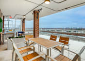Thumbnail 21 of 24 - Dominion Rooftop High Top Table and Chairs With Views