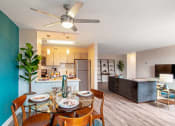 Thumbnail 9 of 40 - Shirlington House Dining Room With Views into the Kitchen and Living Room