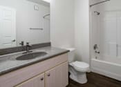 Thumbnail 39 of 39 - A bathroom with a toilet, sink, and bathtub.at Vintage at Scottsdale, SCOTTSDALE Arizona