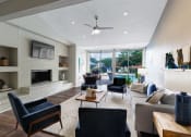 Thumbnail 2 of 18 - East Chase Apartments clubhouse lounge area