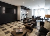 Thumbnail 3 of 19 - The Juncture Apartments business center with iMacs and PCs