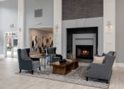 Thumbnail 3 of 18 - Weston Point Apartments - Clubhouse with fireside lounge