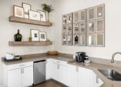 Thumbnail 4 of 26 - Coffee bar in the clubhouse - Arrowhead Landing Apartments