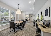 Thumbnail 4 of 29 - Resident business center - Avenel at Montgomery Square