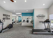 Thumbnail 6 of 25 - Fitness center with cardio machines - The Colony at Deerwood Apartments