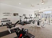 Thumbnail 5 of 22 - State-of-the-art fitness center with cardio machines - Courtney Station Apartments