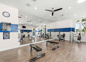 Thumbnail 6 of 30 - Fitness center - Preserve at Blue Ravine