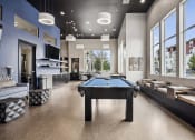 Thumbnail 6 of 36 - Game room with billiards table and more - Enclave at Cherry Creek