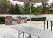 Thumbnail 7 of 24 - Island Park and Harbor Town Square Apartments - BBQ grills and picnic seating