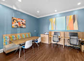 Thumbnail 8 of 28 - Business center - Belle Harbour Apartments
