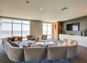 Thumbnail 8 of 22 - Resident clubhouse media room - BLVD at Revere Beach