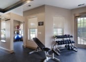 Thumbnail 8 of 26 - Lantern Woods Apartments - Fully-equipped fitness center with free weights