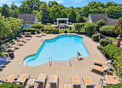 Thumbnail 9 of 29 - Resort-style swimming pool with lounge seating - Avenel at Montgomery Square