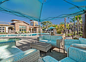 Thumbnail 9 of 24 - Poolside cabanas - Foothills at Old Town Apartments
