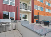 Thumbnail 9 of 32 - Outdoor grilling station - La Via Apartments
