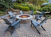 Thumbnail 10 of 29 - Fire pit with seating - Evergreen Lenox Park