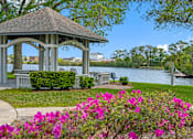 Thumbnail 12 of 25 - Lakeside gazebo - The Colony at Deerwood Apartments