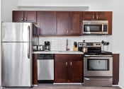 Thumbnail 13 of 24 - The Republic Apartments - Subway tile backsplash