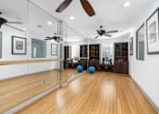 Thumbnail 14 of 37 - Yoga studio with fan - Monterra Las Colinas Apartments