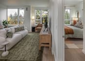 Thumbnail 15 of 22 - Wood-style flooring throughout - Willow Apartments