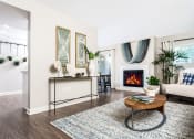 Thumbnail 16 of 28 - The Cascades Apartments fireplace