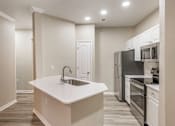 Thumbnail 16 of 31 - Goose-neck kitchen sink faucet - Lantern Woods Apartments