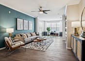 Thumbnail 19 of 30 - Lighted ceiling fans in living room - Emmersyn at Lone Tree