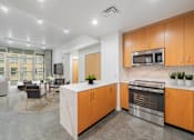 Thumbnail 20 of 42 - Stainless steel appliances in select units