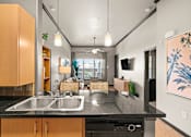 Thumbnail 21 of 24 - Double basin stainless steel sinks - Foothills at Old Town Apartments