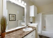 Thumbnail 23 of 24 - Belle Harbour Apartments bathroom vanity