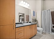 Thumbnail 23 of 24 - Contemporary cabinets in kitchens and bathrooms - Foothills at Old Town Apartments