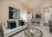 Thumbnail 25 of 37 - Spacious living rooms - Monterra Las Colinas Apartments