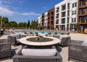 Thumbnail 24 of 41 - Poolside fire pit - NOVA at Green Ranch