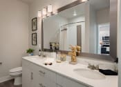Thumbnail 37 of 46 - Element 25 double vanities in bathroom