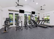 Thumbnail 11 of 30 - the gym has plenty of cardio equipment and windows