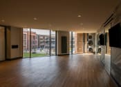 Thumbnail 45 of 75 - empty studio space with large windows and hardwood floors at The Apex at CityPlace, Overland Park, KS, 66210