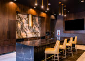 Thumbnail 27 of 50 - Community Kitchen with Quartz Counters at The Residences at Galleria, Overland Park, KS, 66211