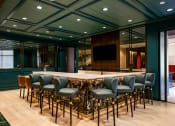 Thumbnail 35 of 50 - Rec Lounge with Bar at The Residences at Galleria, Kansas