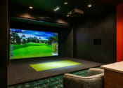 Thumbnail 33 of 50 - Digital Sports Simulator area at The Residences at Galleria, Overland Park, Kansas
