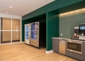 Thumbnail 50 of 50 - Summer Kitchen with Coffee Machine and Vending Machines at The Residences at Galleria, Overland Park, KS