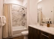 Thumbnail 37 of 50 - Luxury Bathroom with Soaking Tub at The Residences at Galleria, Overland Park