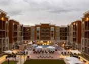 Thumbnail 38 of 50 - Sunset over the pool deck at The Residences at Galleria, Overland Park, KS, 66211